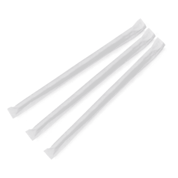 Paille PLA 12mm en papier 2000pcs.