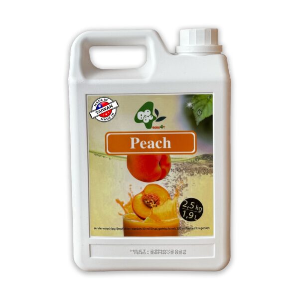 Syrop Do Bubble Tea | Brzoskwinia | Tajwan | 2.5 kg