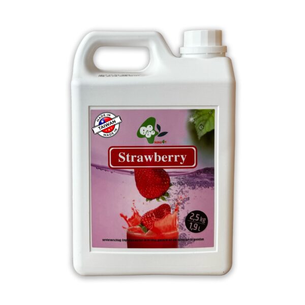 Сироп для бульбашкового чаю | Полуниця | Тайвань | 2,5 кг