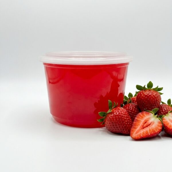 Кульки для Bubble Tea Popping Boba — смак полуниці, 950 г | Оригінальні з Тайваню